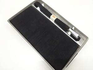 未使用品　正絹　喪服用　夏用帯揚げ・手組帯締めセット
